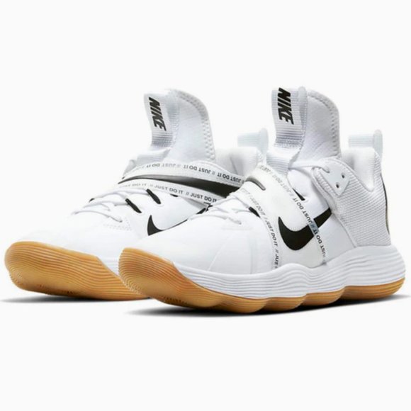 All Sizes - NEW Nike React Hyperset Volleyball Shoes White/Black CI2955-100 - Picture 1 of 6
